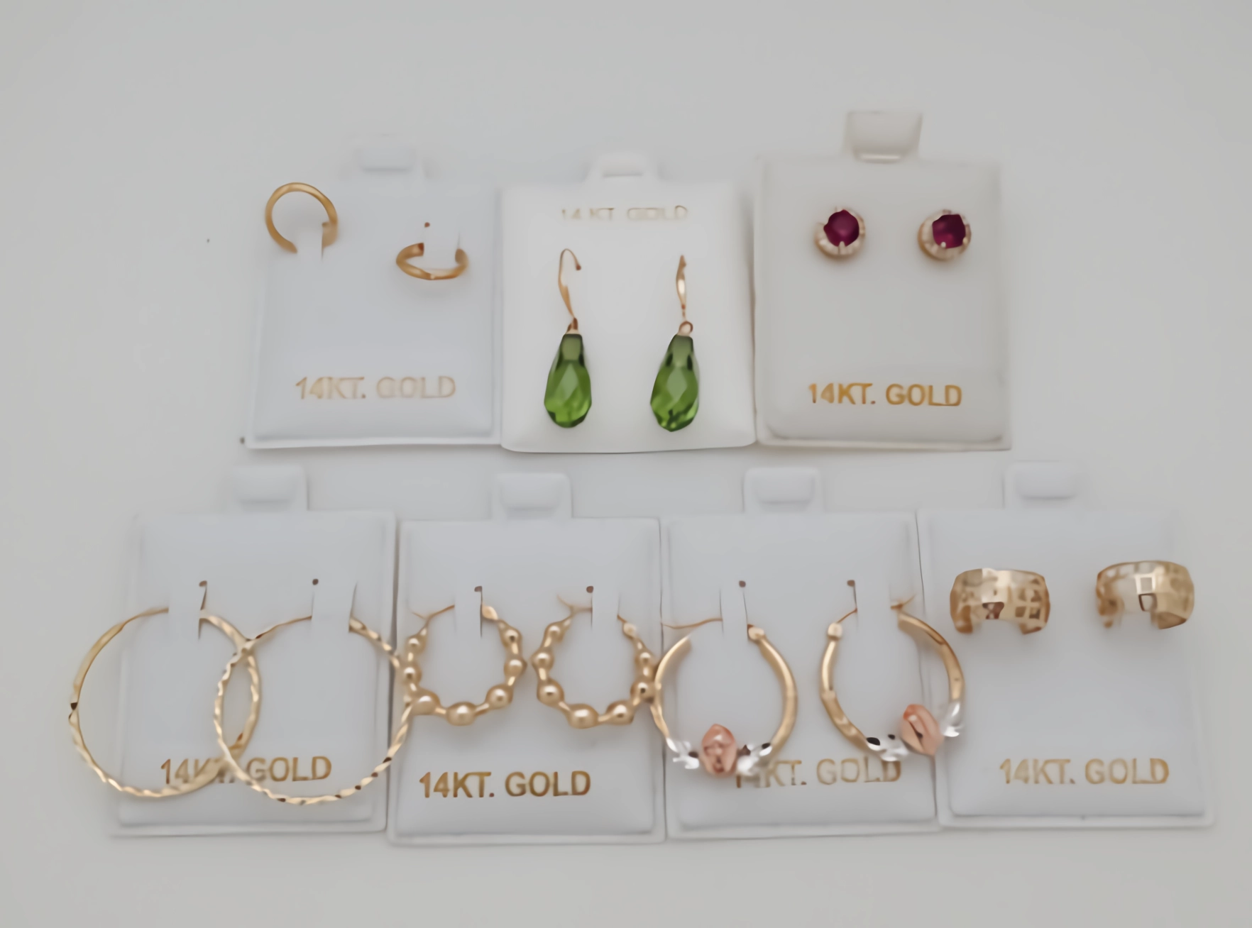 Earrings at Garcia's Jewelry and Watch Shop in LA